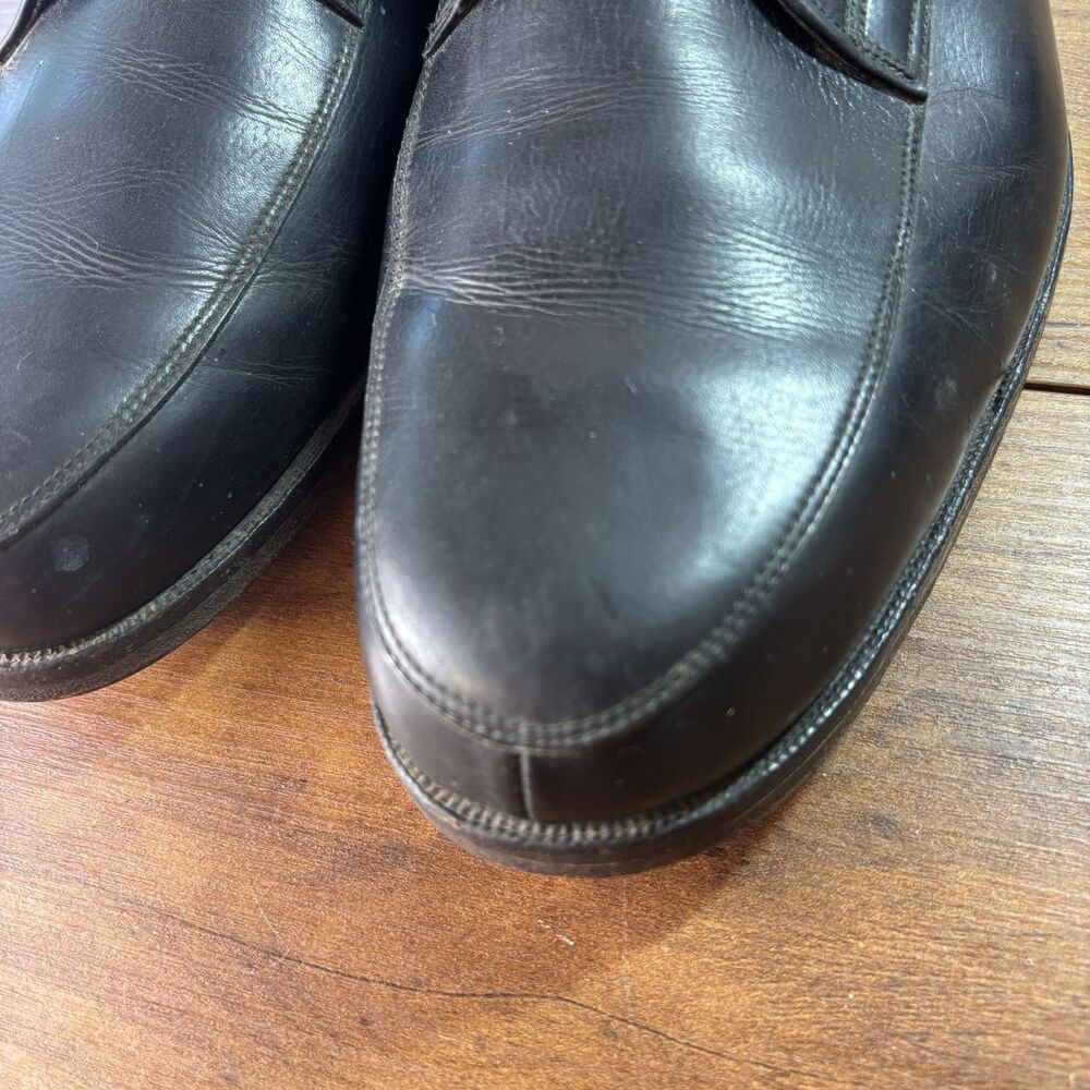Vintage E Vogel Custom Bespoke Mens Black Leather Ankle Boots Sz 10 10.5 D USA - Picture 5 of 14
